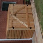 Wood storage box